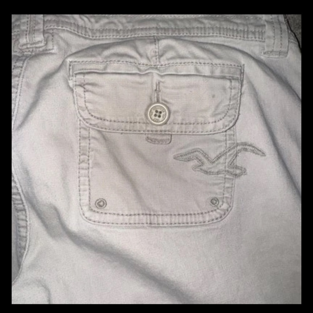 Hollister Light Gray Casual Pants 5R 186 - Picture 4 of 4